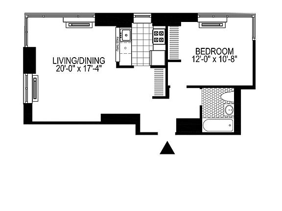 2nd image of 2 Gold St APT 10G