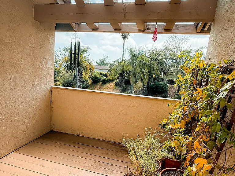 Patio, western facing