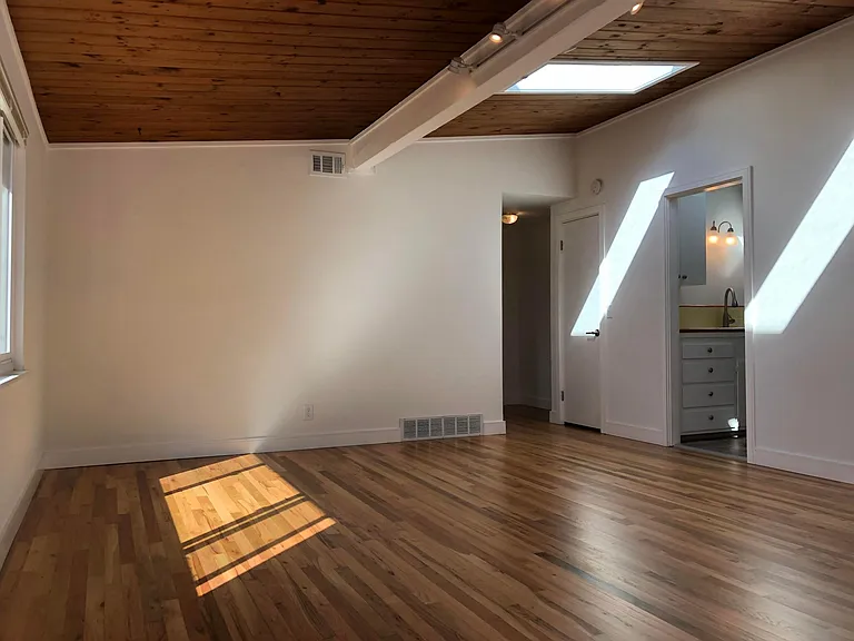 Living room view from the entrance door.