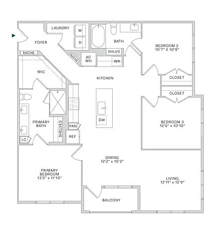 Floor plan C1