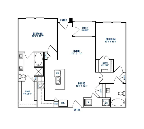 Floor plan B2
