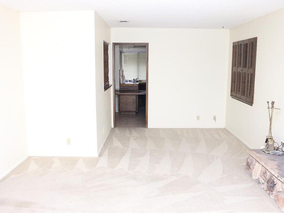 Living room and dining room