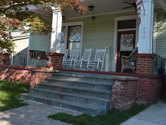 Porch view (swing included)