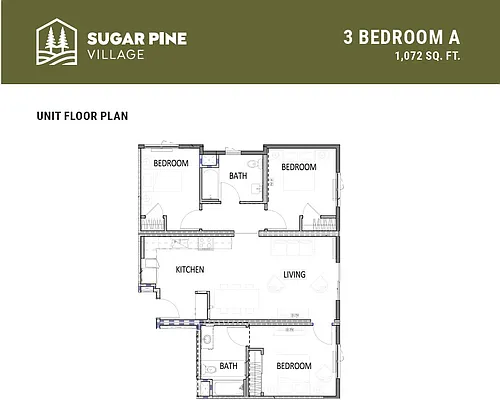 Floor plan 3 Bedroom