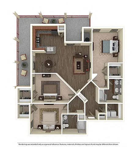 Floor plan C2A The Portofino