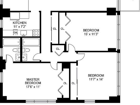 4th image of 185 Park Row APT 14-F