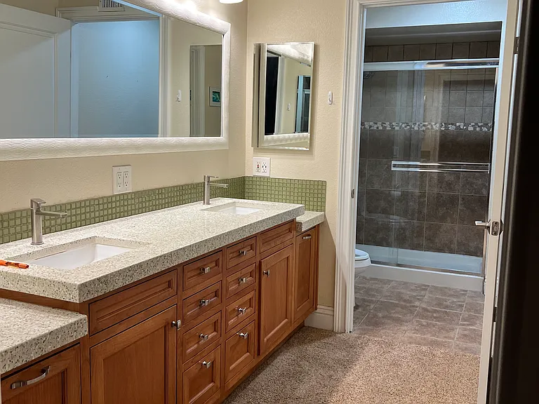 Master bath with shower