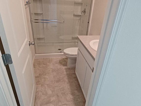 Photo of bathroom taken before furnishing