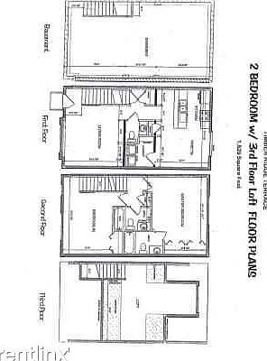 ammon ave 2bdm with loft floor plans