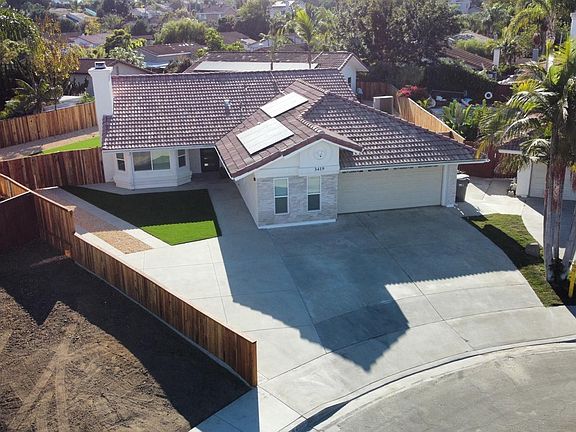 Aerial of the house