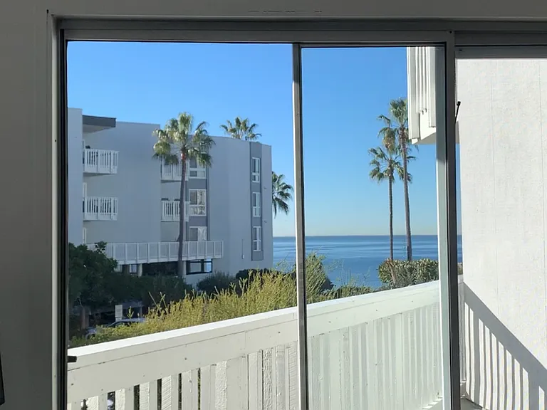 The stunning ocean view from the large, ample balcony