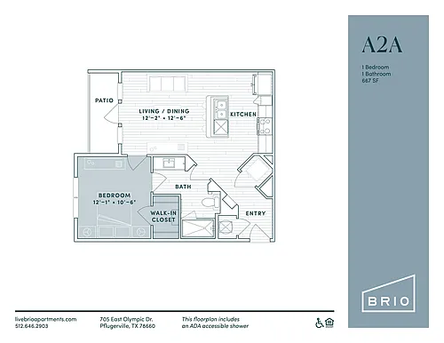 Floor plan A2A