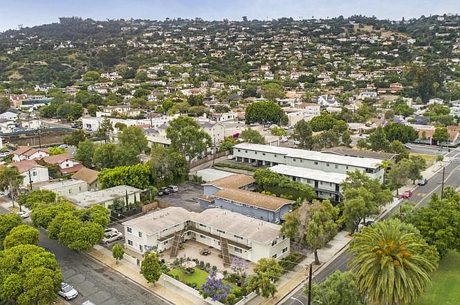 View from property of Laguna Hills and SB Bowl