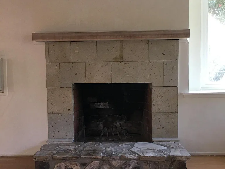 Fireplace - actual wood burning