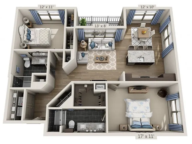 Floor plan B4
