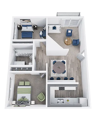 Floor plan Landing