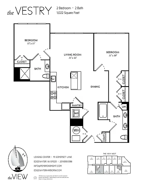 Floor plan VESTRY