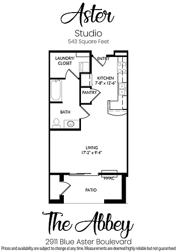 Floor plan Aster