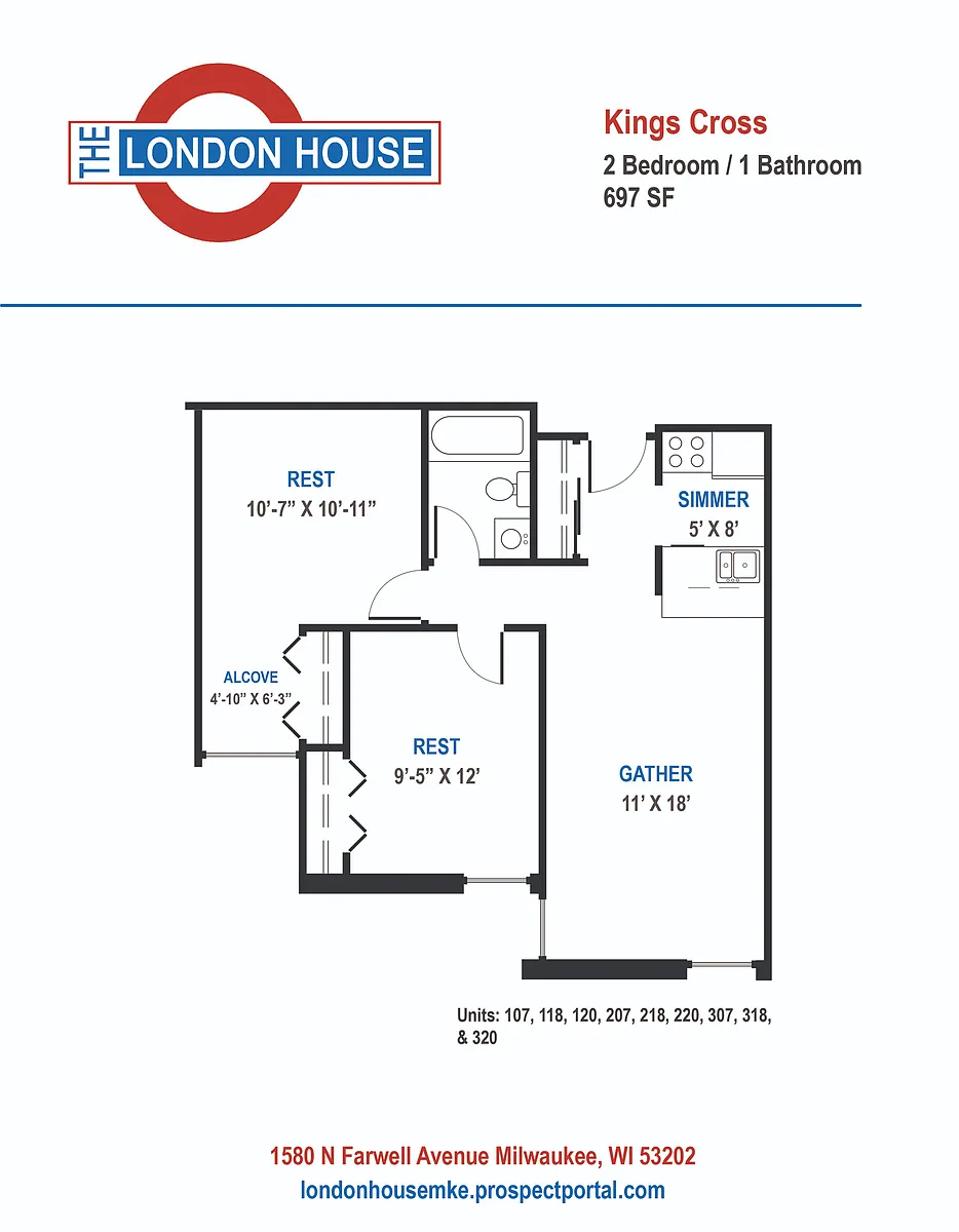 Floor plan King's Cross