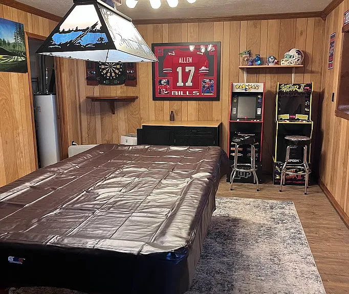 Pool Room (pool table and accessories not included)