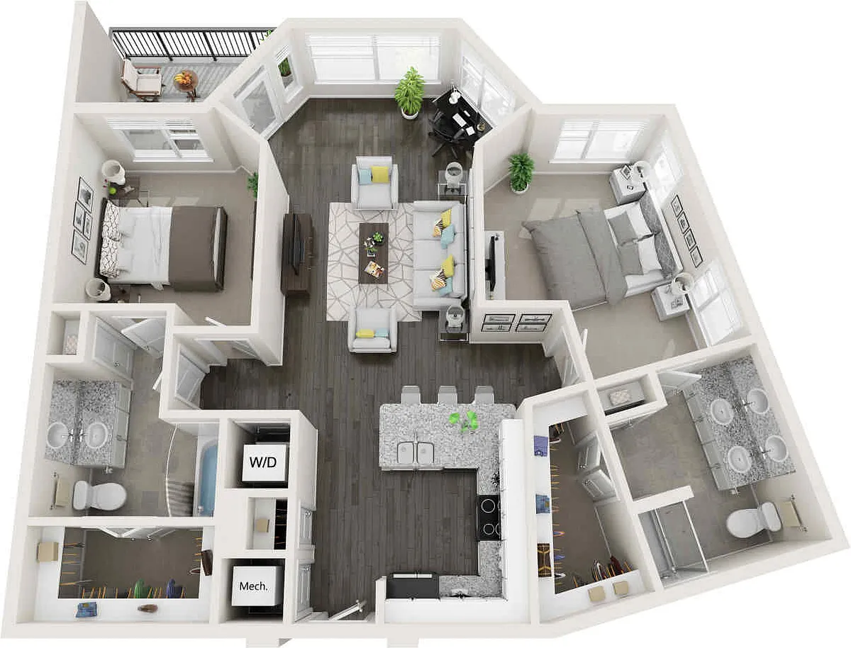 Floor plan B1ALT