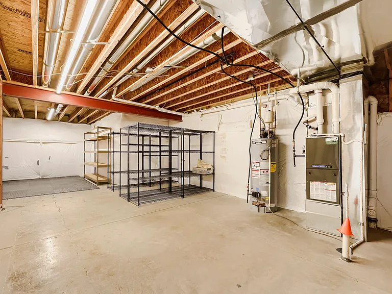 Incredible storage space in the lower level.