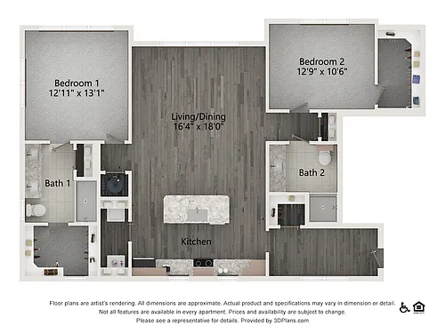 Floor plan TH-B1