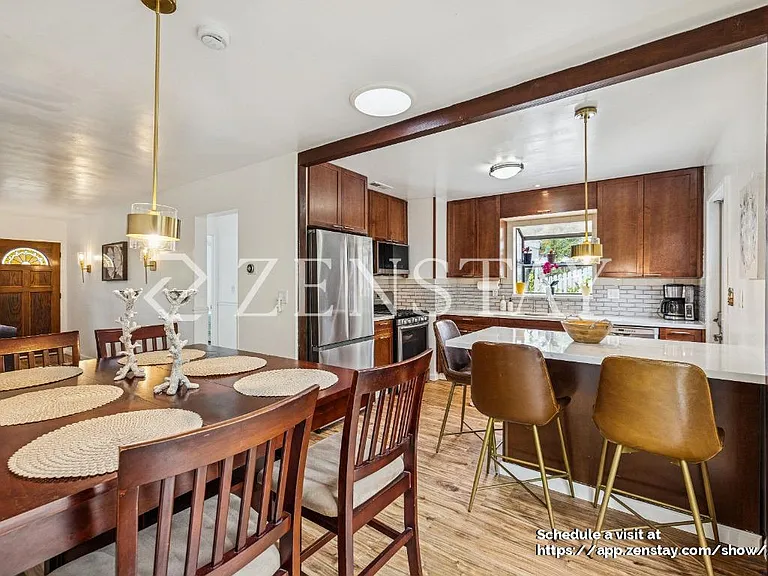 Newly Renovated Open Kitchen and Dining Area