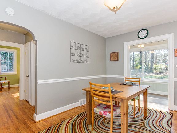 Gorgeous view from dining rm