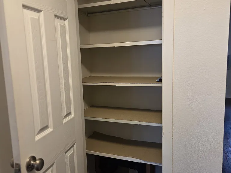 Linen closet and storage