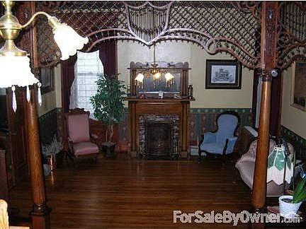 Front Parlor and Fretwork wood trim