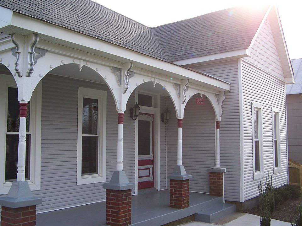 Front Porch with Gingerbread
