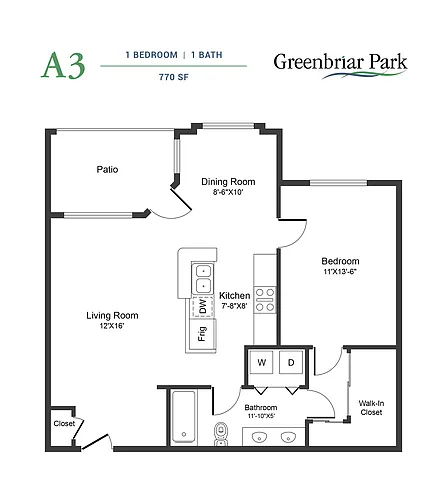 Floor plan A3P