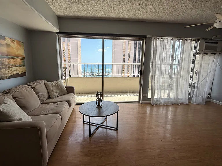 View of Magic Island, Ala Moana Beach Park from Living room