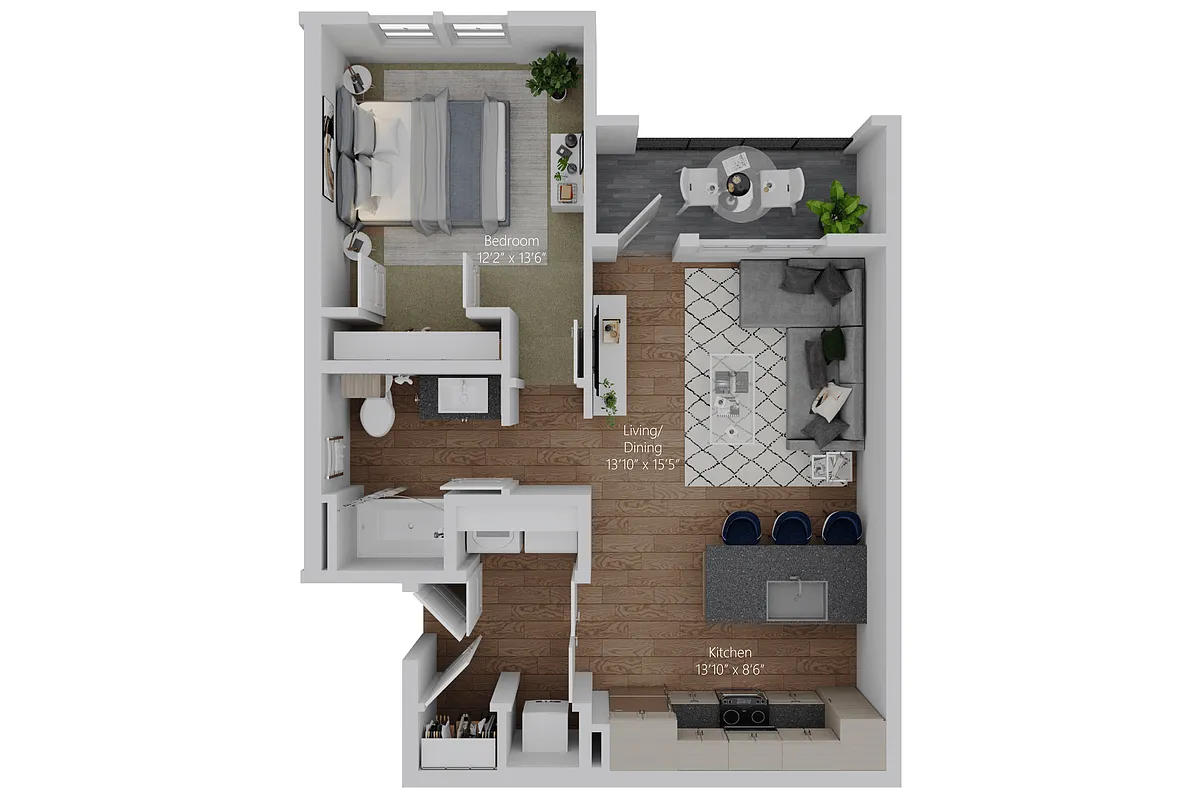 Floor plan The Loft (Classic A2)
