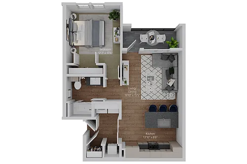 Floor plan The Loft (Classic A2)
