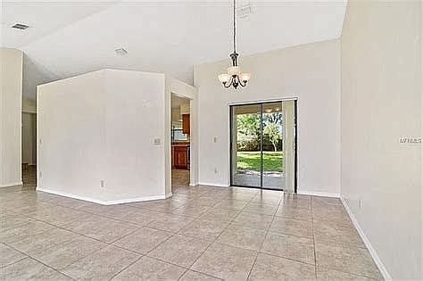 Dining area off of kitchen