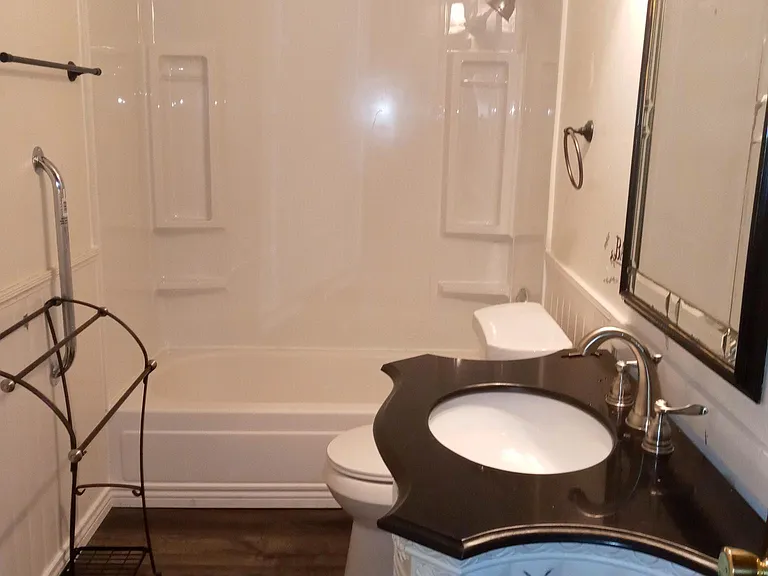 newly renovated bathroom