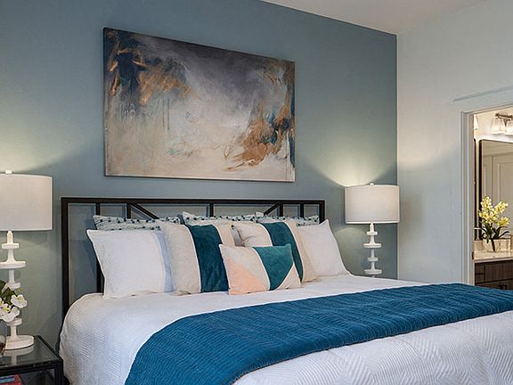 Ceiling fans in living and bedroom areas