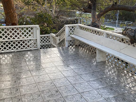 Front deck and sitting Area