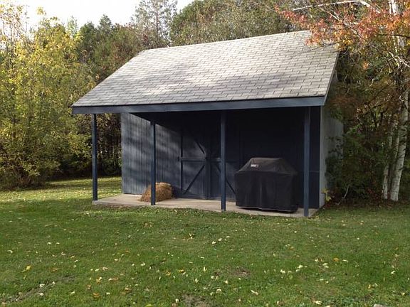 Back Yard with Shed
