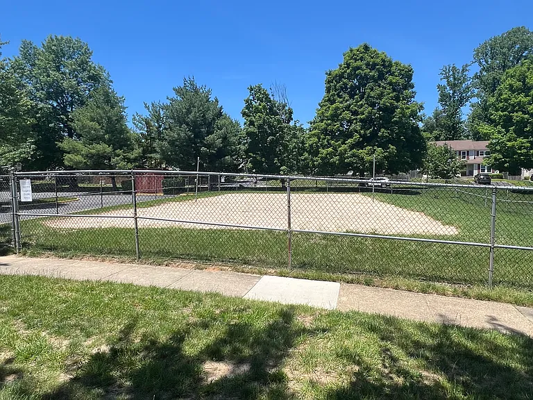 Community volleyball court