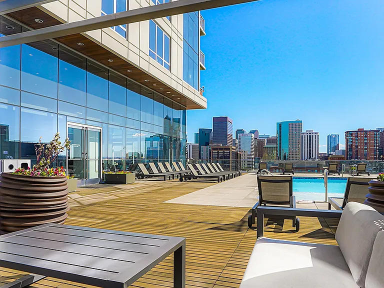 Year-round resort-style pool lounge