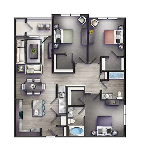 Floor plan Mulberry