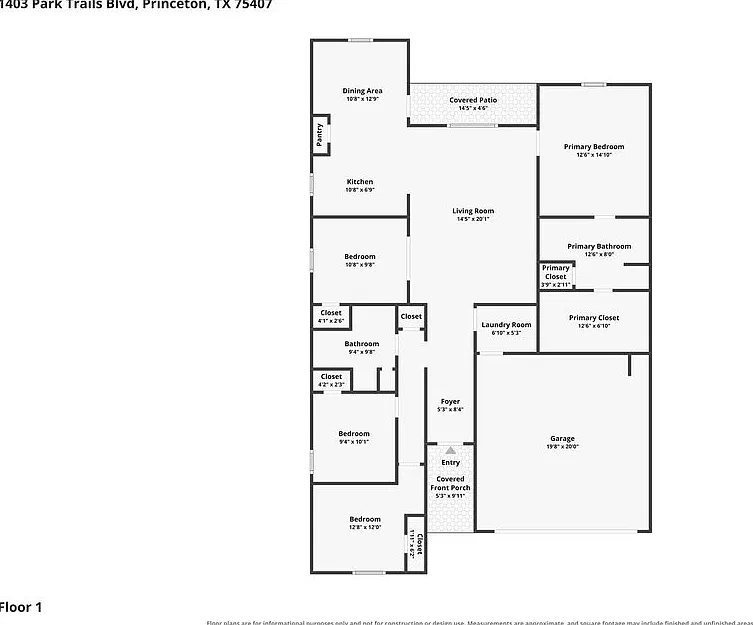 4 bed, 2.0 bath, 1656 sqft, $2,020 — Photo 2