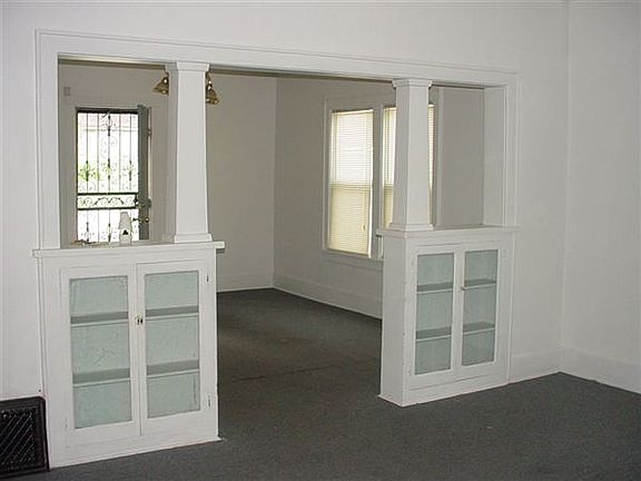 Entrance to Dining room w/ Built ins