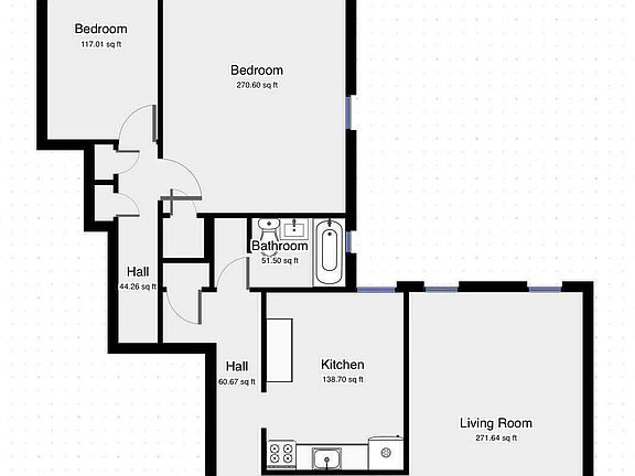 2nd image of 50 E 19th St APT B7