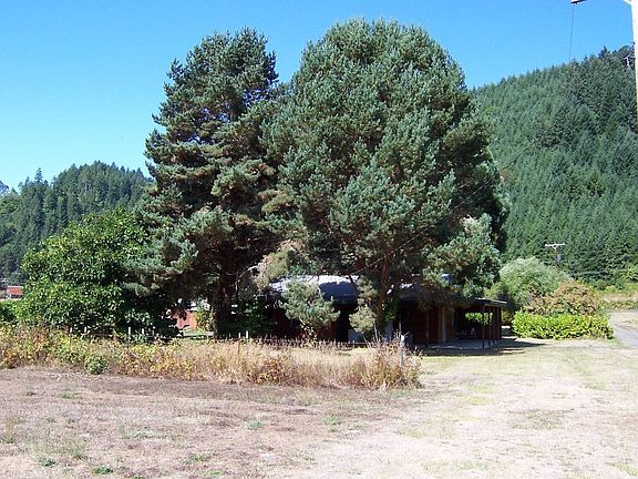 Back of property