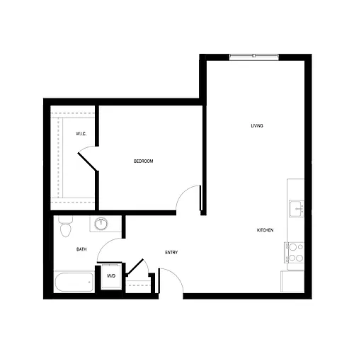Floor plan Urban 1x1 - B4