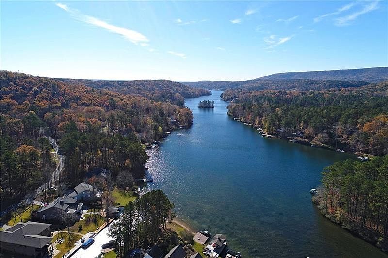 Image 1: Ariel View of Lake Arrowhead from the North End